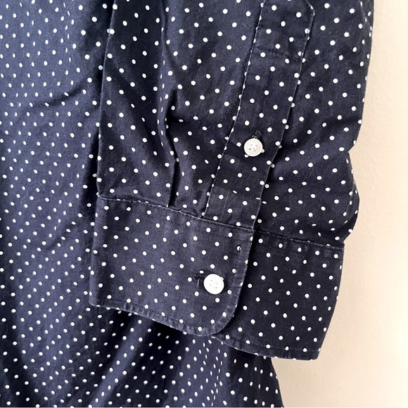 Lauren Ralph Lauren Navy & Black & White Polka Dot Button Down Bundle (X… - Picture 8 of 8